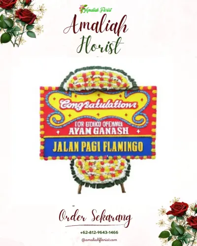 Bunga Papan Congratulation di Cikalong